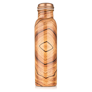 <b>Copper</b> Water Bottle | 100% <b>Copper</b> | Leak Proof | Metal Round Antique - Product Image 3