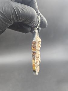 Joyería Unisex Elegante y Atemporal, Colgante Hip Hop de Moissanita, Plata de Ley 925, Chapado en Oro Amarillo y Rosa, Sin Níquel - Product Image 2