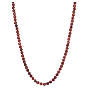 Collar de Plata 925 con Forma de Mariposa y Granate Natural Cristiano para Mujer, Estilo Trendy, Regalo de Boda - Product Image 5