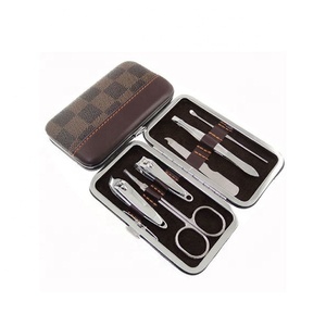 Nail <b>Kit</b> 6 Pieces Stainless Steel <b>Manicure</b> Set with Red Case Portable Classic Style for Adult Wholesale Price - Product Image 4