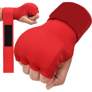 Bandages de boxe pour hommes et femmes, gants intérieurs, sangles de poignet élastiques de 100 cm, protection rembourrée pour les poings sous les mitaines - Product Image 4