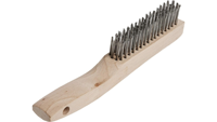 Brosse métallique robuste en acier inoxydable pour préparation de surfaces métalliques et élimination de la rouille, vente chaude, DIY, OEM, garantie 3 ans