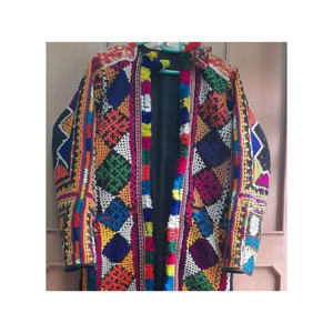 Unique Piece Hand Embroidered Mirror Work Design Cotton Fabric Banjara Jackets - Product Image 5