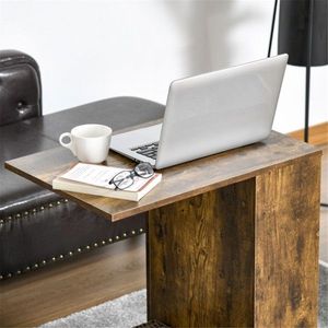 Tavolino Laterale Moderno a Forma di C, Girevole e Sollevabile con Funzioni di Stoccaggio per Soggiorno, Tavolino da Caffè o Tavolino d'Appoggio - Product Image 6