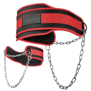 Ceinture de musculation unisexe en néoprène robuste et respirante pour dips, soutien dorsal pour la gym et l'entraînement fitness - Product Image 2