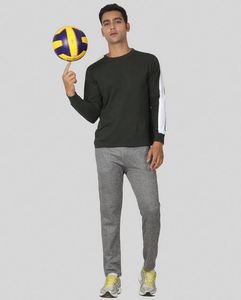 Pantalon décontracté pour homme, coupe droite, 100 % polyester, poids moyen, taille mi-haute, séchage rapide, longueur complète, avec braguette zippée, pour l'été et le quotidien, prix de gros - Product Image 4