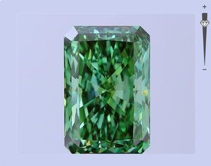Diamante Verde Cultivado en Laboratorio de 10 Quilates, Certificado IGI/GIA, Solitario, Ecológico, Sostenible, Joyería de Lujo con Piedras Preciosas - Product Image 1
