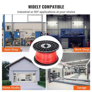 3/8 \ "X 250 'Carrete de manguera de aire híbrido flexible 300PSI Manguera de compresor de goma de alta presión - Product Image 6