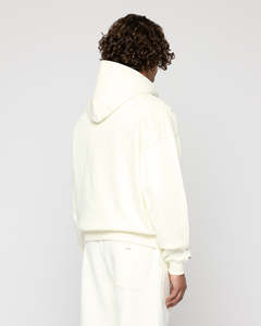 Sweat à capuche zippé en molleton de coton épais OEM pour homme, coupe oversize et carrée, épaules tombantes, logo personnalisé, haute qualité, style Y2K - Product Image 6