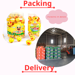 Giant Strawberry Fruity Gummy Bear <b>Candy</b> Soft Sweet Syrup Filled DAI LONG Brand in Box Packaging Made in Vietnam - Product Image 6