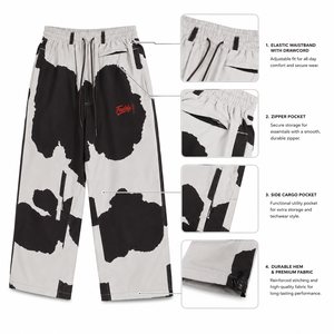 Pantalones de Snowboard Impermeables Holgados con Estampado de Vaca para Hombre, Pantalones de Esquí Unisex Extra Grandes, Ropa de Nieve para Invierno, Resistentes al Viento y Transpirables - Product Image 4
