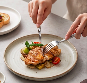 Classic Stainless Steel Flatware Set With Mirror Polish <b>Knife</b> <b>Fork</b> Spoon Tableware For Wedding Use <b>And</b> Dining Use - Product Image 5