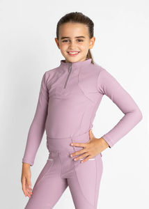 Chemise de base élégante pour enfants pour l'équitation, tissu extensible doux, coupe adaptée à l'équitation, confortable, de haute qualité, sous-vêtements de base pour l'équitation - Product Image 4
