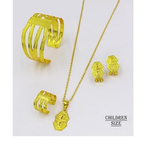 Offre Spéciale dubaï arabe style bracelets anneaux collier pour enfants mode bijoux bracelets bracelets pour femmes - Product Image 3