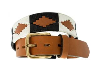 Cinturón de Polo de Cuero Genuino Personalizado, Hecho a Mano, con Estuche y Bolsas, Cinturón de Cuero Genuino Cosido a Mano, Hebilla de Latón, Cinturón de Polo Country LBP-0041 - Product Image 6