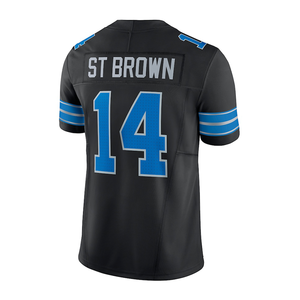 Camisetas de Fútbol Americano Sublimadas Personalizadas para Hombre, Camisetas con Número Personalizado, Gráfico de Diamantes de Imitación, Cuello en V - Product Image 2