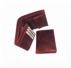 Portefeuille homme en cuir véritable pliable, fait main, étanche, nouveau design tendance, haute qualité BS INTERNATIONAL BTR00181 - Product Image 1
