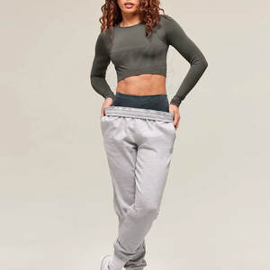 เสื้อครอปออกกำลังกายสำหรับผู้หญิง ระบายอากาศได้ดี กระชับรูปร่าง แฟชั่นทันสมัย ราคาสุดคุ้ม - Product Image 5