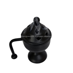 Quemador Bakhoor de incienso Loban, quemador Sambrani Dhoop con mango para purificador doméstico, quemador manual Loban - Product Image 1