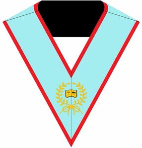 Sky Blue Gold Bullion Hand Embroidered Eco-Friendly Nonwoven Round <b>Sew</b>-<b>On</b> Felt <b>Patches</b> for Hat Beret Blazer & Peak Cap-Wholesale - Product Image 4