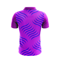 Chemise d'été à manches courtes imprimée pour homme en polyester respirant, idéale pour l'entraînement et le golf, personnalisable, tendance, unie, haute qualité