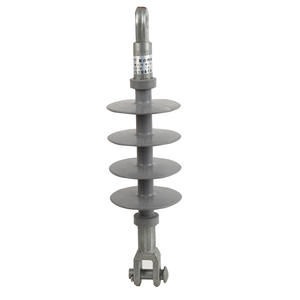 Isolateur de <span class=keywords><strong>suspension</strong></span> composite polymère haute tension Lvda Power FXBW4-10/100 10kV, résistance à la traction de 100 kN, emballage en boîte en bois - Product Image 1