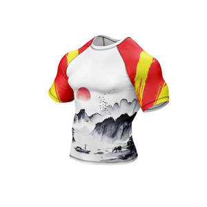 Top Selling Best Product Rash Guard In <b>Long</b> <b>Sleeve</b> Latest Design Mma Wear Solid Color Rash Guard - Product Image 5