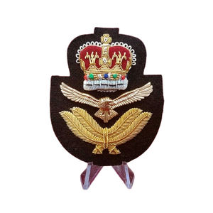 Insignia de Blazer de Tela de Lona 3D de Alta Calidad, Bordada a Mano, Totalmente Personalizada, con Hilo Metálico para Uniformes 2026 - Product Image 3