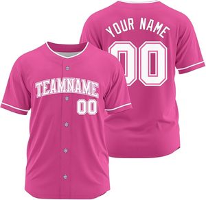 Maillot de baseball personnalisé vierge pour femmes, hommes, jeunes et enfants, avec nom, numéro et logo imprimés et brodés, uniforme de sport - Product Image 1