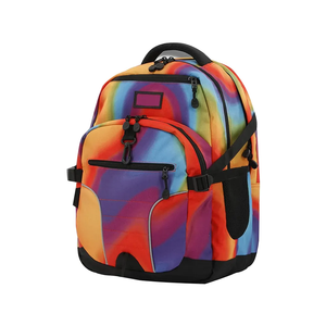 Mochila Deportiva de Viaje de Poliéster con Estampado de Sublimación Colorido, Mochila Escolar Informal con Múltiples Compartimentos, Duradera y Ligera - Product Image 2