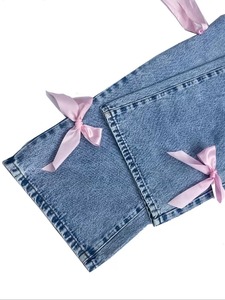 Prêt à expédier – Nouveaux pantalons en jean décontractés pour femmes, coupe capri, pour l'été – Dropshipping - Product Image 5