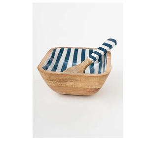 Fruits à la mode/bol à salade conception personnalisée impression bol de service en bois revêtement en émail bols en bois séchés imperméables décor à la maison - Product Image 6