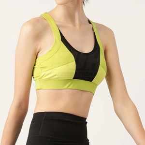 Soutien-gorge de sport pour femme tendance, le plus vendu, à maintien élevé, séchage rapide, col rond, respirant, léger, pour fitness et entraînement, disponible en ligne - Product Image 4