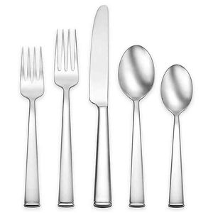 ชุดช้อนส้อมสแตนเลสสตีลดีไซน์ทันสมัยพร้อมด้ามจับสีทอง ขัดเงาอย่างดี - Product Image 2