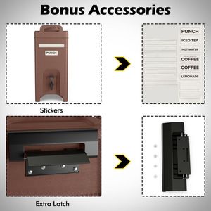 Dispenser per Bevande Isolato da 5 Galloni, Erogatore Premium per Servire Bevande Fredde - Product Image 5