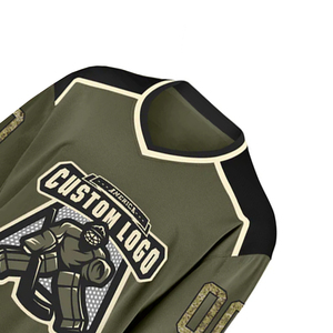 2026 Unisex Quick Dry New Fashion Ice Hockey Jersey Sports Team Logo Custom Design Wholesale Heat Transfer Printing Jersey - Product Image 5