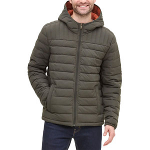 Chaqueta de Plumón para Hombre con Capucha, Diseño Único de Star Crystal Enterprises, Alta Calidad, Transpirable, Cálida para Invierno, Gruesa, de Poliéster - Product Image 1