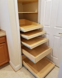 Custom Wood Pull Out Drawers for Kitchen Cabinets Slide Out Pantry Shelf Roll Out Storage Trays Wooden Cabinet Organizer - Product Image 4
