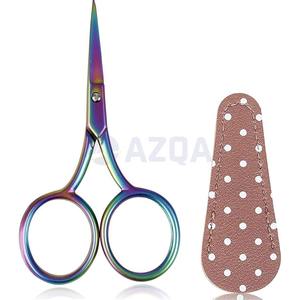 Ciseaux à broder droits de qualité industrielle noirs, bord lisse, acier inoxydable, outil de coupe multi-usages - Product Image 3