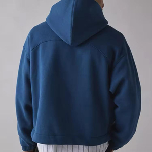 Sweat-shirt à capuche ample en coton doux et molletonné, personnalisable pour hommes et femmes, commande en gros OEM ODM - Product Image 5