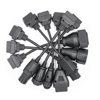 Cable de Escáner Multi-OBD Hembra J1939 Personalizado Linkyou, Analizador de Motor Super, para Camiones y Automóviles, 7-37 pines, 12-24V, 1 Año