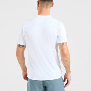 Camiseta Lisa para Hombre, Diseño Personalizado, Impresión Serigrafiada, 100% Algodón, Corte Ajustado, Lavada, Transpirable, Camiseta Casual de Verano para Hombre - Product Image 2