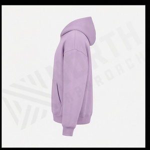 Sweat à capuche vintage en molleton délavé pour homme, 100 % coton épais, coupe classique, avec poche, style streetwear, épaules tombantes, respirant, hiver, OEM - Product Image 3