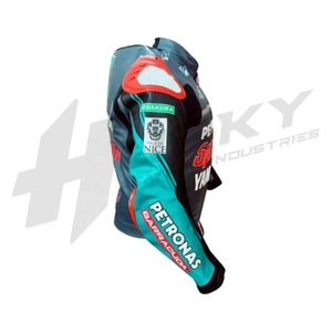 Chaqueta de moto impermeable de Cordura para hombre hecha a medida OEM, ropa deportiva de cuero genuino, transpirable, a prueba de viento, opciones de talla grande - Product Image 3