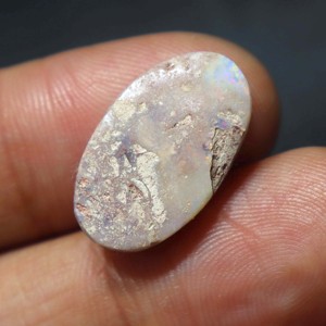 Opale naturelle australienne de 8 carats, opale de Coober Pedy, pierre précieuse en vrac, opale rouge feu, faite à la main pour la fabrication de bijoux - Product Image 5