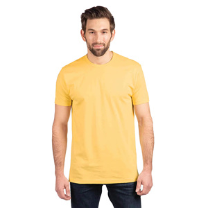 Latest High Quality <b>Men's</b> Yellow T-Shirt Short Sleeve O-Neck Regular Fit Casual Hip Hop Eco-Friendly Breathable T-shirts - Product Image 1