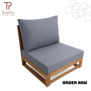 3-Seater <b>Sofa</b> Set Modern Modular Design, Durable <b>Wood</b> <b>Frame</b> & Soft Cushion - Product Image 1