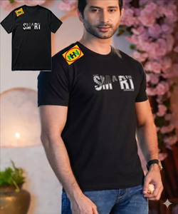 เสื้อยืดพิมพ์ลายผ้าฝ้ายถักนิตติ้ง 100% ขนาดใหญ่พิเศษ ขายส่ง เป็นมิตรกับสิ่งแวดล้อม รับพิมพ์โลโก้ตามสั่ง สีขาว สีดำ พิมพ์ซิลค์สกรีนจากบังกลาเทศ - Product Image 4