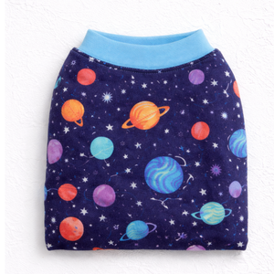 Pyjama pour chien imprimé planètes et espace, vêtements de nuit doux et extensibles pour animaux de compagnie, respirants et confortables, pour toutes les saisons, pour chiens de petite et moyenne taille, vêtements d'intérieur - Product Image 6