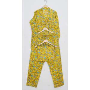 Conjunto de Ropa de Dormir para Mujer, Nuevo Diseño, 100% Algodón Puro, Ropa de Dormir Suave, Conjuntos de Pijamas Largos, Proveedores de Fábrica, Ropa de Dormir Femenina - Product Image 5